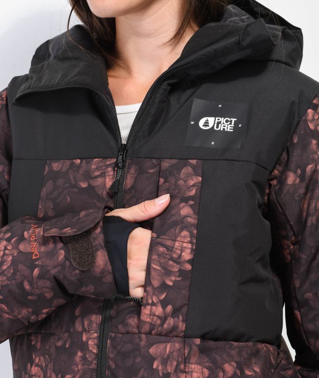 Picture Organic Face It Iberis 10K Brown Snowboard Jacket - thumbnail 3