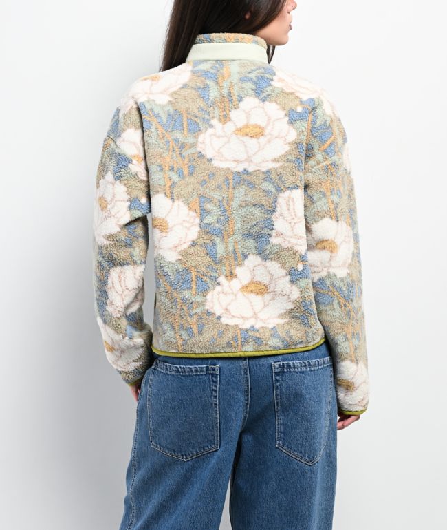 Picture Zelkova Timeless Flower Quarter Zip Sherpa Jacket - thumbnail 2
