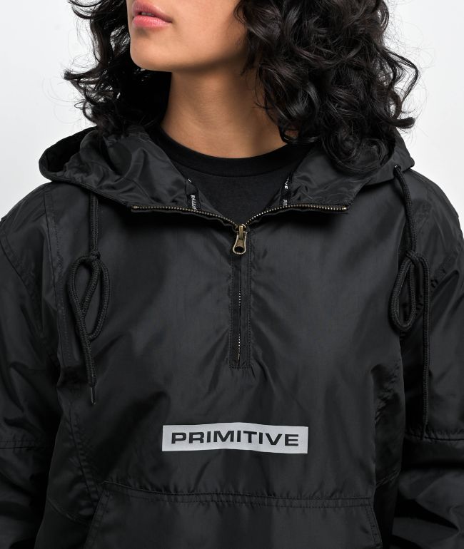 Primitive Blocked Black Anorak Jacket - thumbnail 3