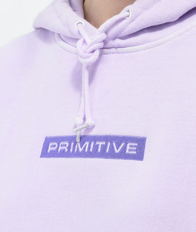 Primitive Boxed Lilac Pigment Dye Hoodie - thumbnail 3