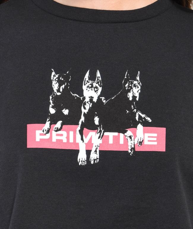 Primitive Gatekeepers Black Crop T-Shirt - thumbnail 2