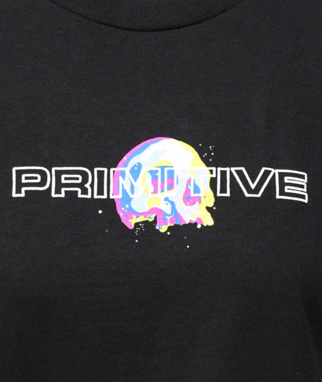 Primitive High Low Black T-Shirt - thumbnail 3