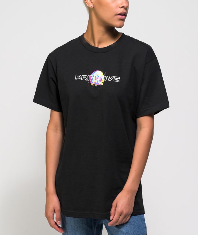 Primitive High Low Black T-Shirt - thumbnail 2