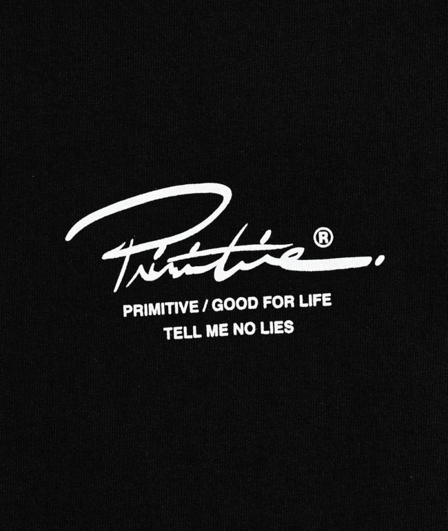 Primitive Kids Angelo Black Heavyweight T-Shirt - thumbnail 3