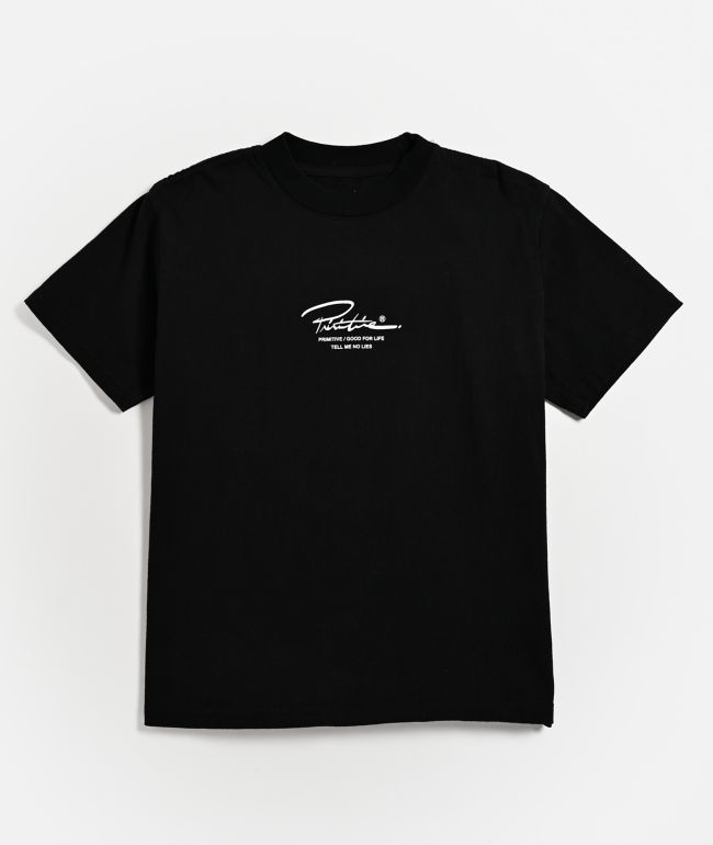 Primitive Kids Angelo Black Heavyweight T-Shirt - thumbnail 2