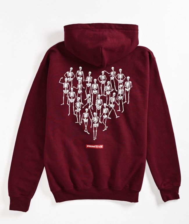 Primitive Kids Bygone Burgundy Hoodie