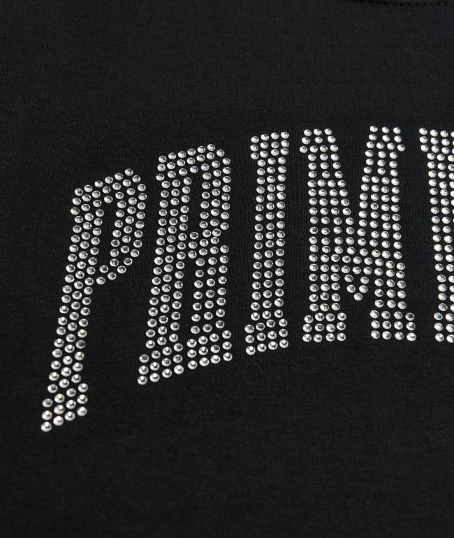 Primitive Kids Collegiate Rhinestone Black T-Shirt - thumbnail 2