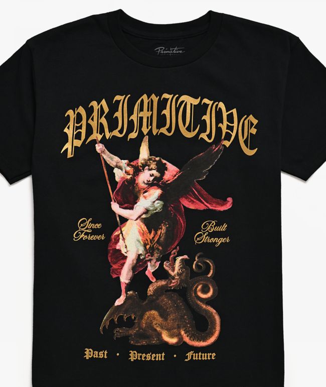 Primitive Kids Defend Black T-Shirt - thumbnail 3