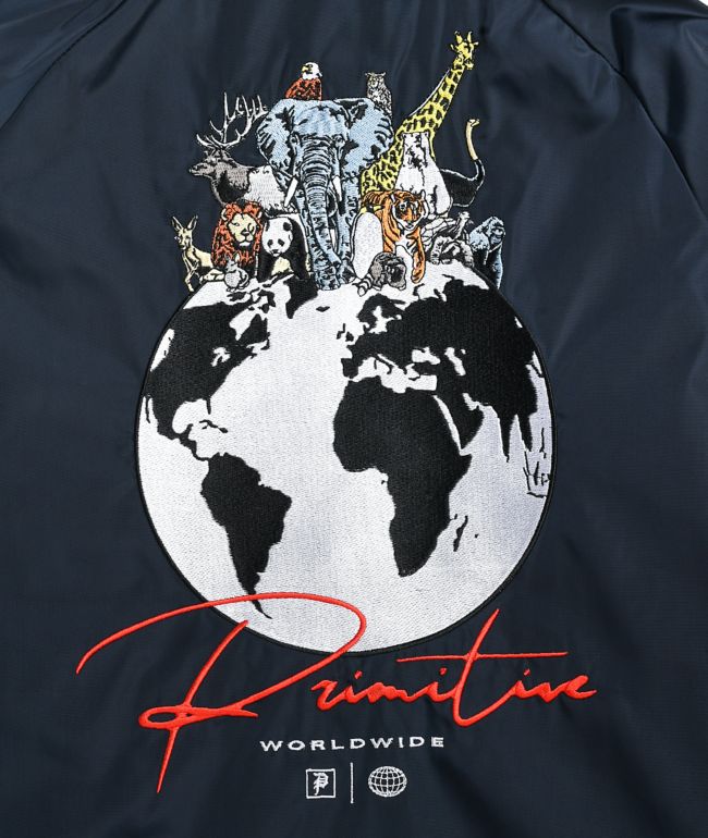 Primitive Kids Kingdom Navy Coaches Jacket - thumbnail 3