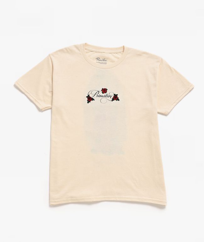 Primitive Kids Mission Beige T-Shirt - thumbnail 2
