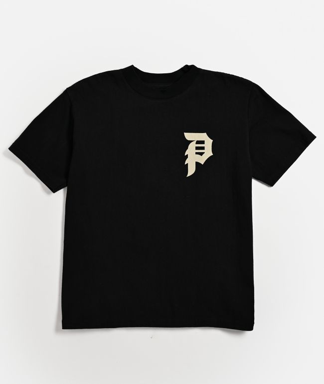 Primitive Kids Protector Black Heavyweight T-Shirt - thumbnail 2