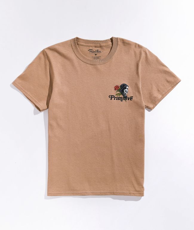 Primitive Matter Of Time Tan T-Shirt - thumbnail 2