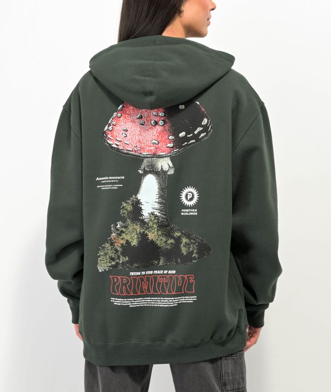 Primitive Red Cap Green Hoodie