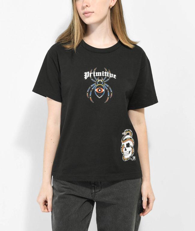 Primitive Streets Loud As Ever Black T-Shirt - thumbnail 2