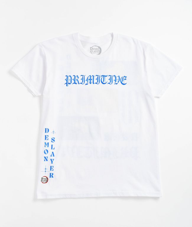 Primitive x Demon Slayer Kids Thunder White T-Shirt - thumbnail 2