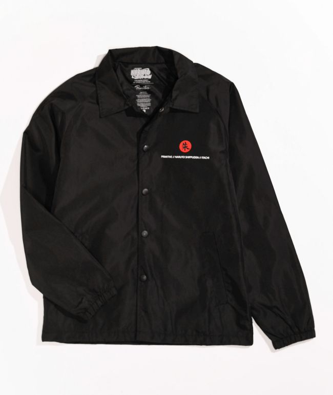 Primitive x Naruto Shippuden Kids Crows Black Coaches Jacket - thumbnail 2