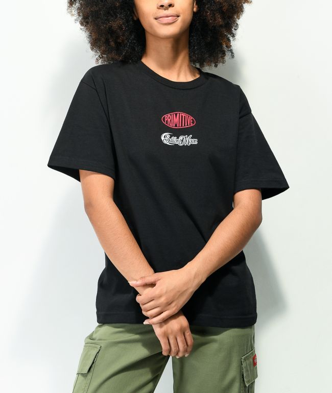 Primitive x Sailor Moon Guardians Black T-Shirt - thumbnail 2