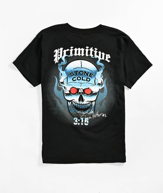 Primitive x WWE Kids Austin Chrome Skull T-Shirt