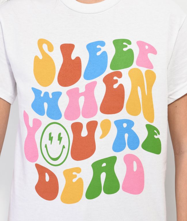 Prince Peter Sleep When You're Dead White T-Shirt - thumbnail 2