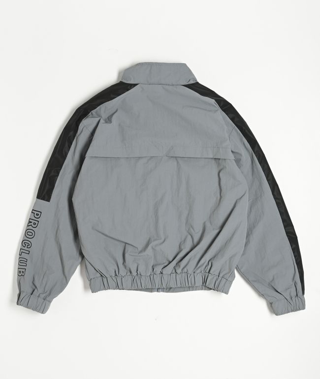 Pro Club Kids Full Court Silver Track Jacket - thumbnail 2
