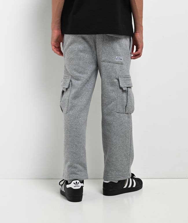 Pro Club Kids Grey Cargo Sweatpants - thumbnail 2