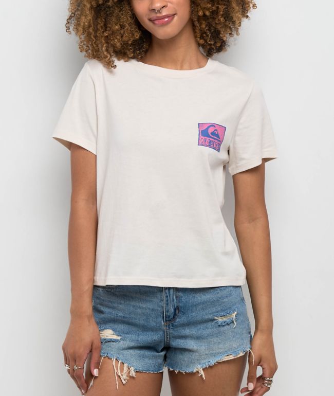 Quicksilver Stamped Classic White T-Shirt - thumbnail 2