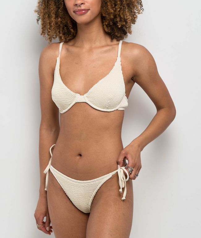 Quiksilver Kendal Seashell High Leg Bikini Bottom
