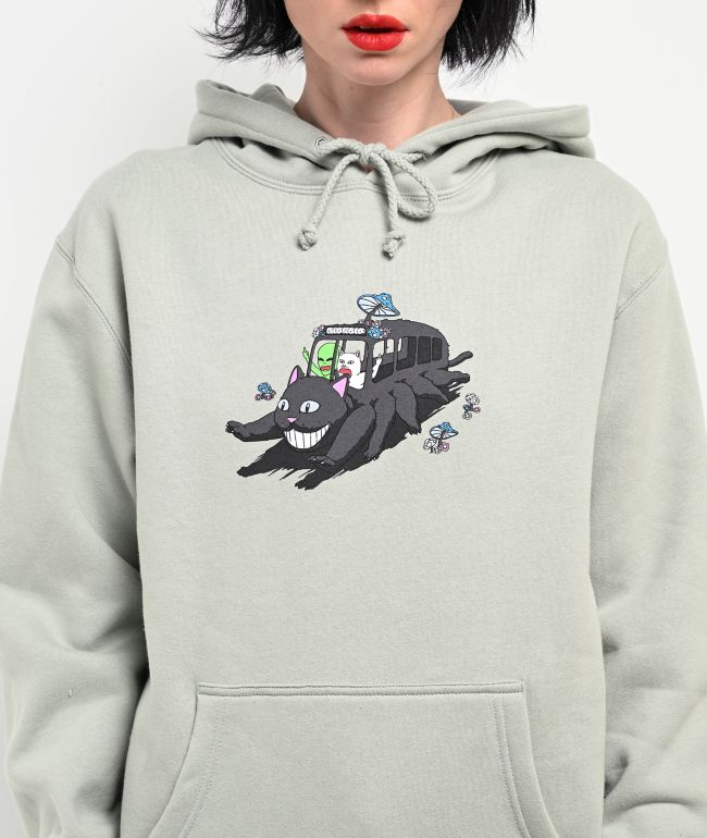 RIPNDIP Adventure Bus Sage Hoodie - thumbnail 3