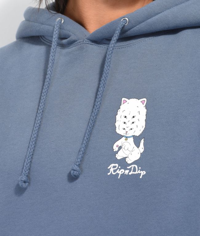 RIPNDIP Big Head Storm Blue Hoodie - thumbnail 3