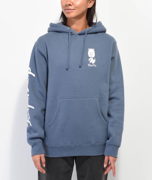 RIPNDIP Big Head Storm Blue Hoodie - thumbnail 2