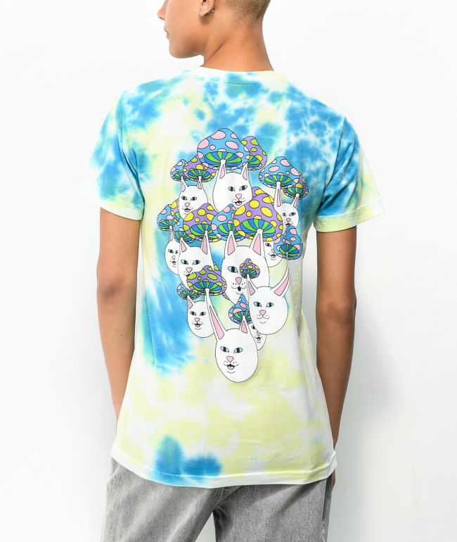 RIPNDIP Boomer Gang Blue & Yellow Tie Dye T-Shirt