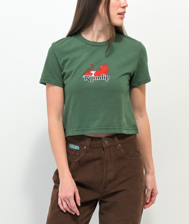 RIPNDIP Devil Sage Crop T-Shirt