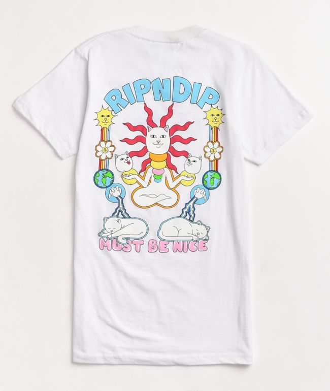 RIPNDIP Ethereal White T-Shirt