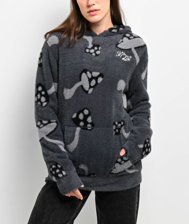 RIPNDIP Euphoria Faux Mohair Grey Hoodie