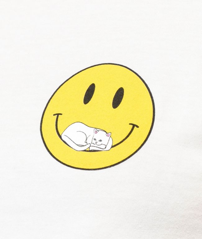 RIPNDIP Everything Will Be Okay White Baby T-Shirt - thumbnail 3