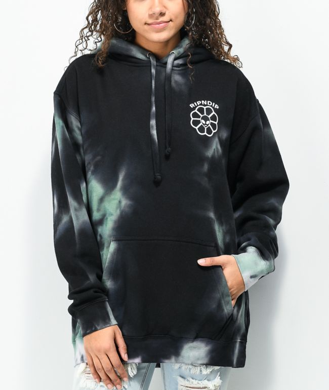 RIPNDIP Get a Grip Black Tie Dye Hoodie - thumbnail 2