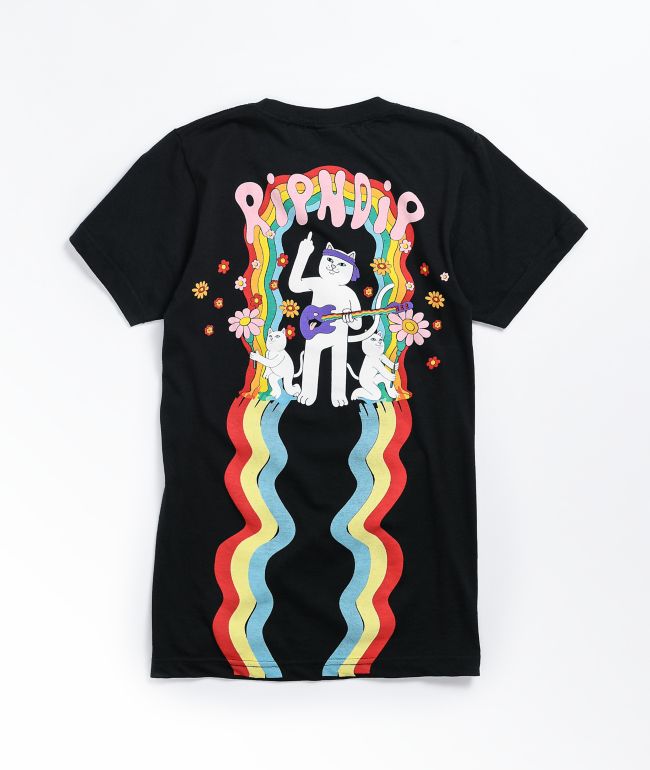 RIPNDIP Groovy Nerm Black T-Shirt