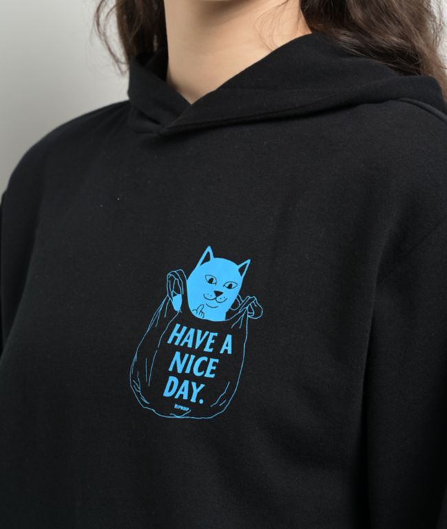RIPNDIP In My Bag Black Hoodie - thumbnail 3