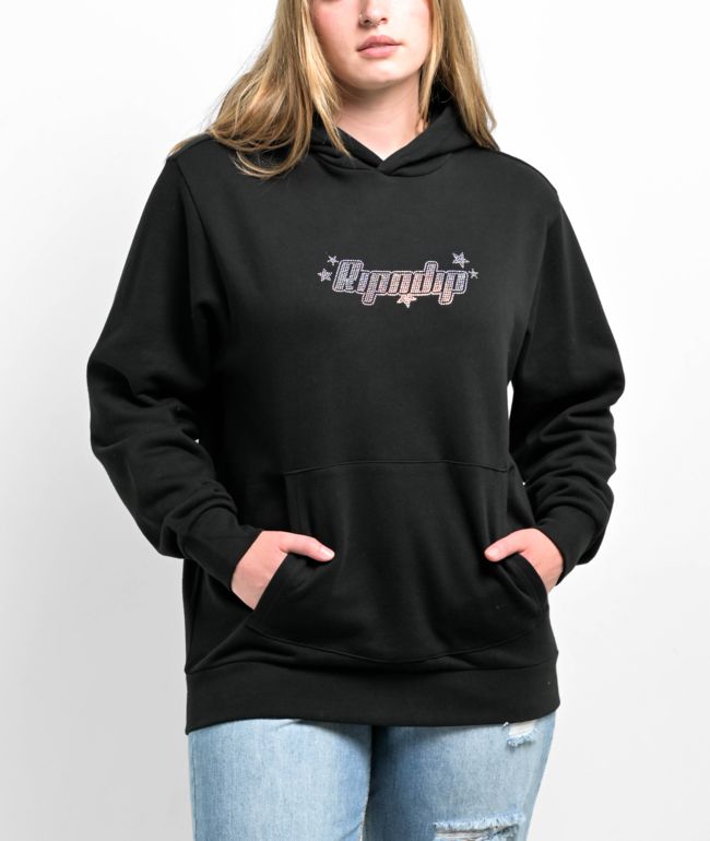RIPNDIP Kawaii Nerm Rhinestone Black Hoodie - thumbnail 2