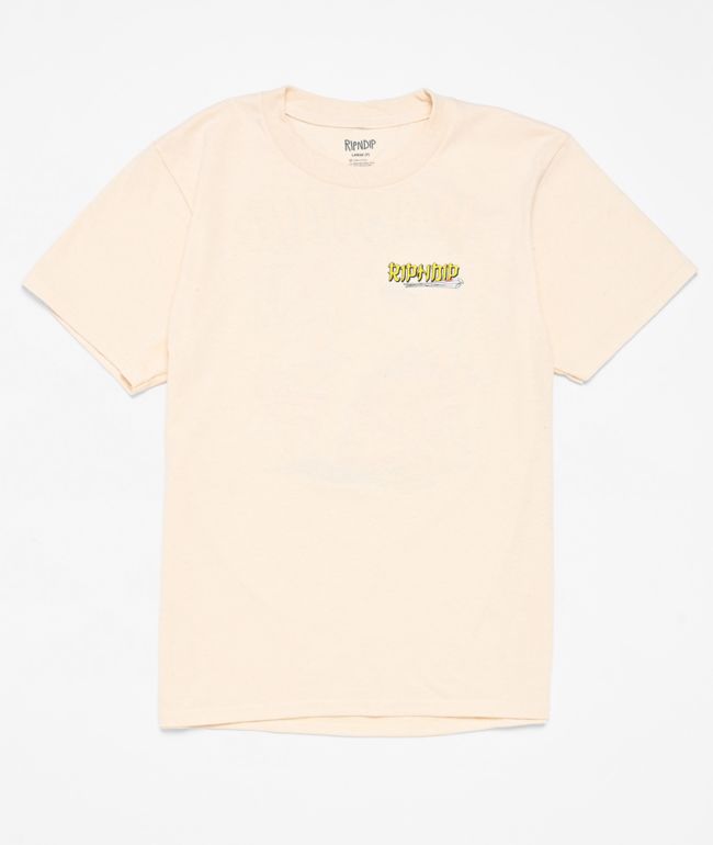 RIPNDIP Kids Noodle Nerm Beige T-Shirt - thumbnail 2