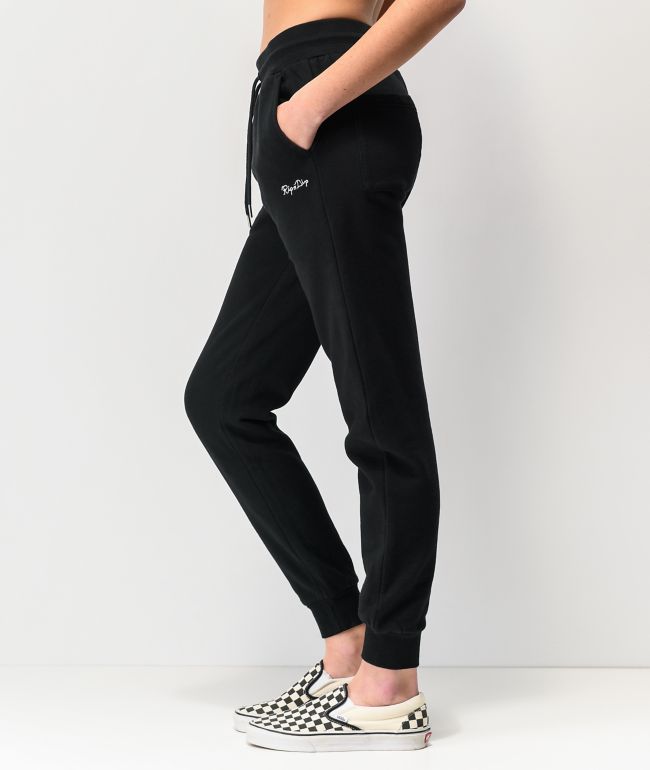 RIPNDIP Lord Nermal Black Jogger Sweatpants - thumbnail 3