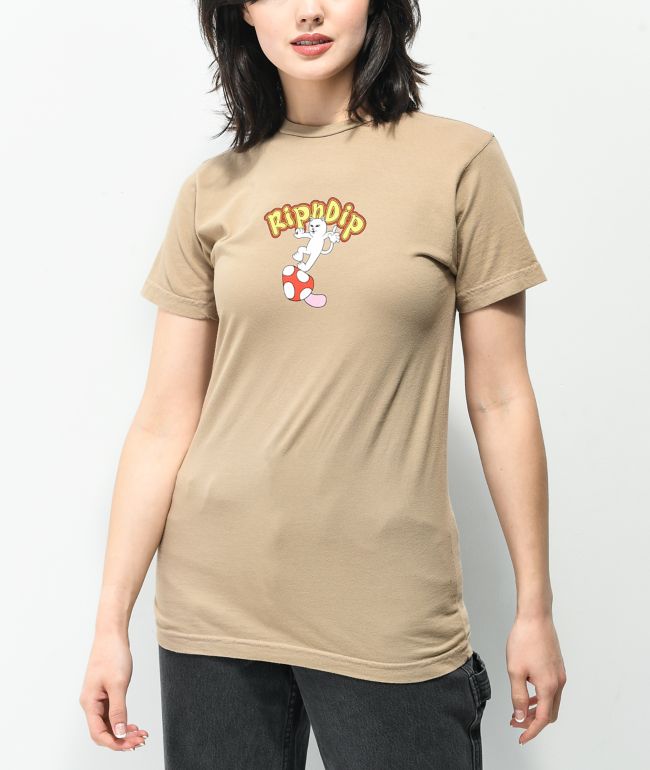 RIPNDIP Lucid Vacation Tan T-Shirt - thumbnail 2