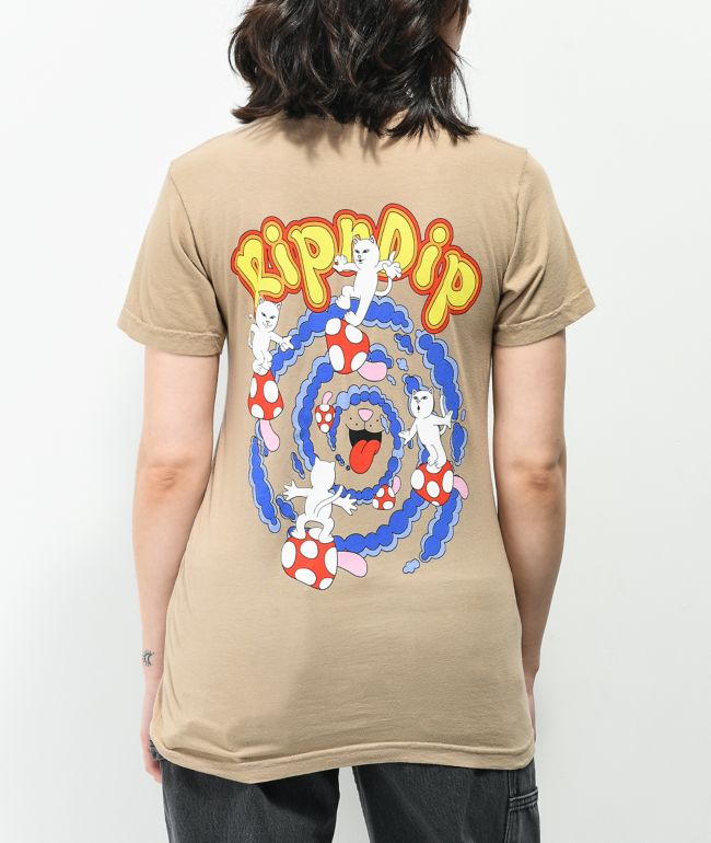 RIPNDIP Lucid Vacation Tan T-Shirt