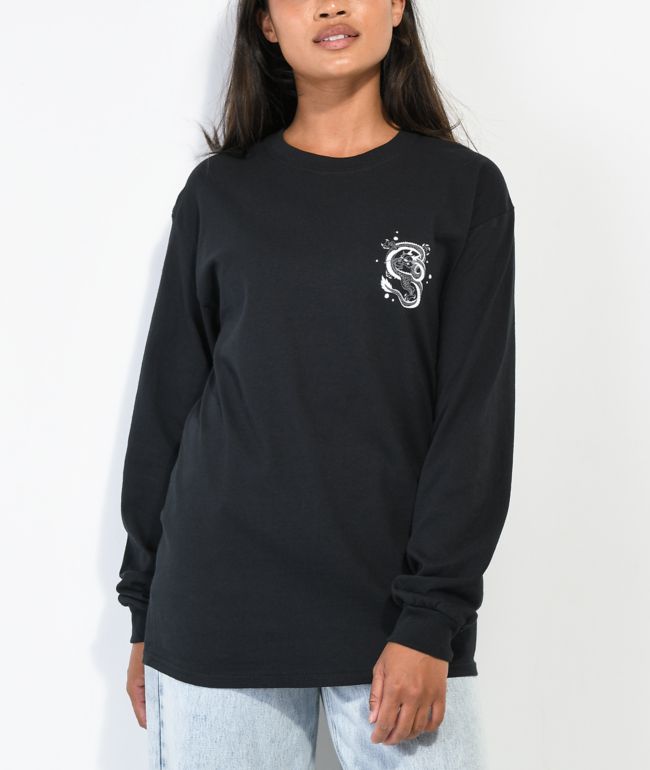 RIPNDIP Mystic Jermal Black Long Sleeve T-Shirt - thumbnail 2