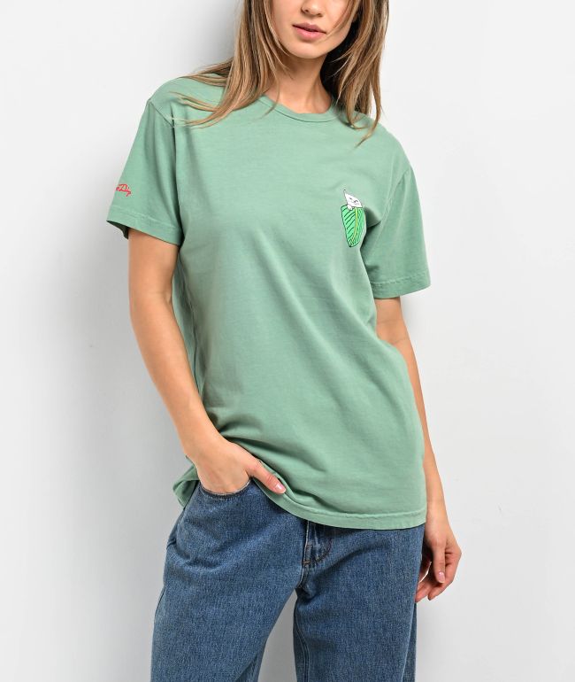 RIPNDIP Nermal Portrait Pine T-Shirt - thumbnail 2