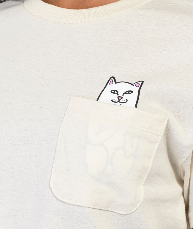 RIPNDIP Nermal Tan Crop Pocket T-Shirt - thumbnail 3