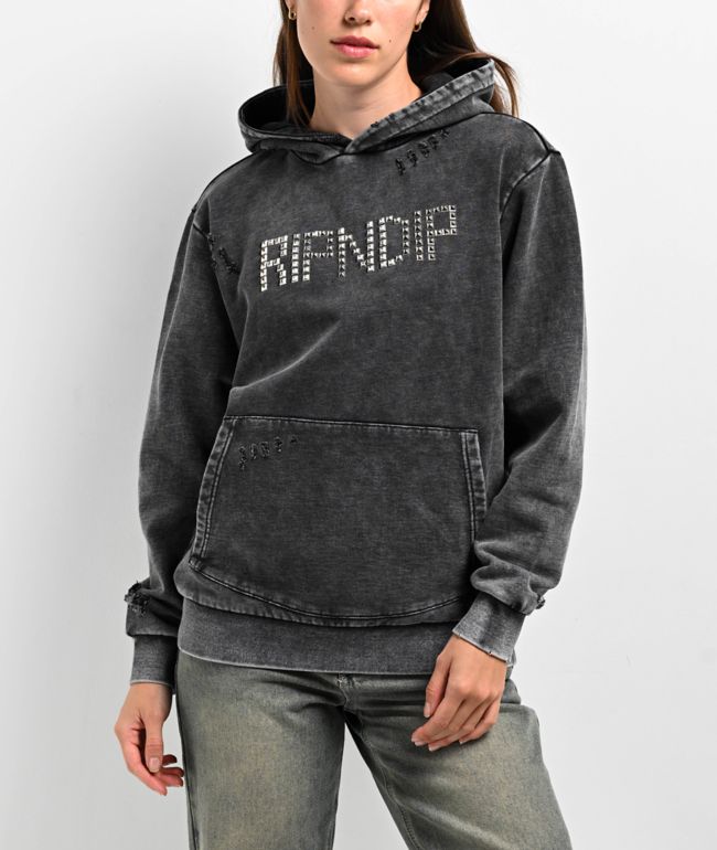 RIPNDIP Rockstar Black Wash Hoodie