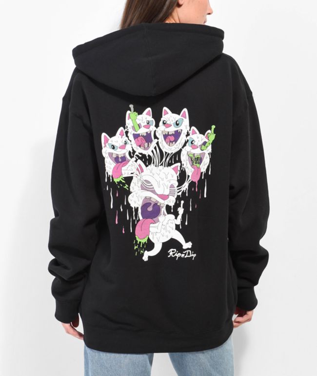RIPNDIP Slimy Black Hoodie