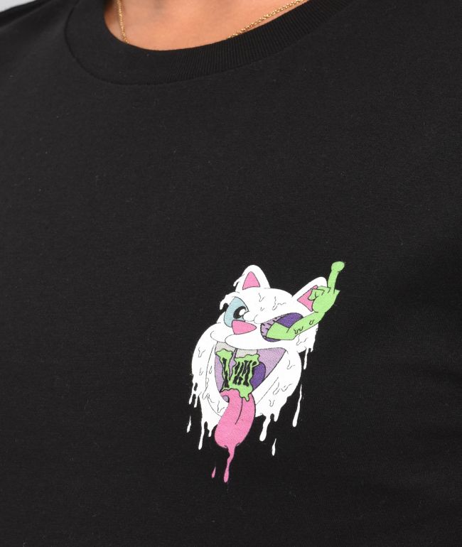 RIPNDIP Slimy Black T-Shirt - thumbnail 3