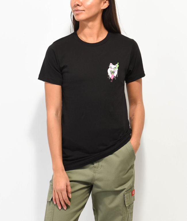 RIPNDIP Slimy Black T-Shirt - thumbnail 2